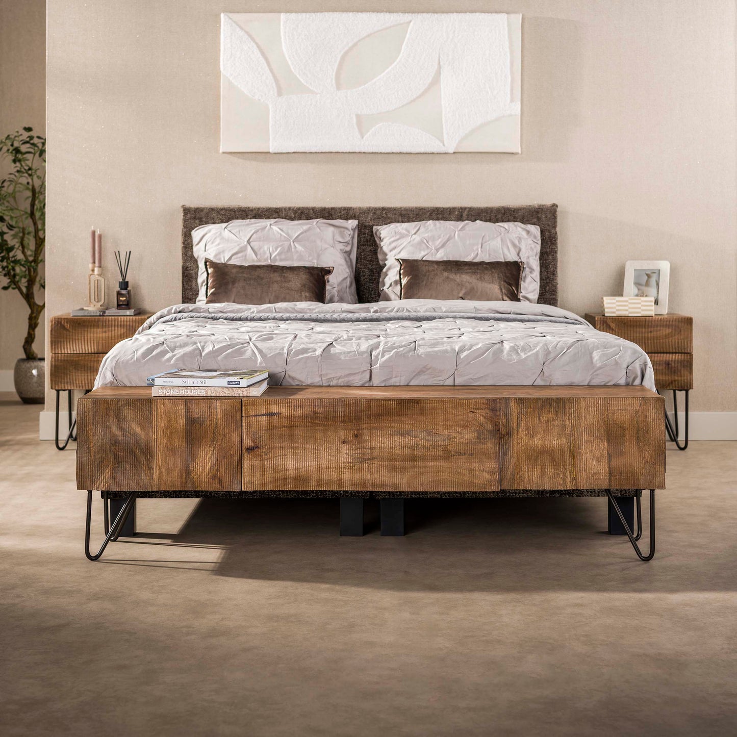 Tv-meubel Ocean | Mangohout Naturel