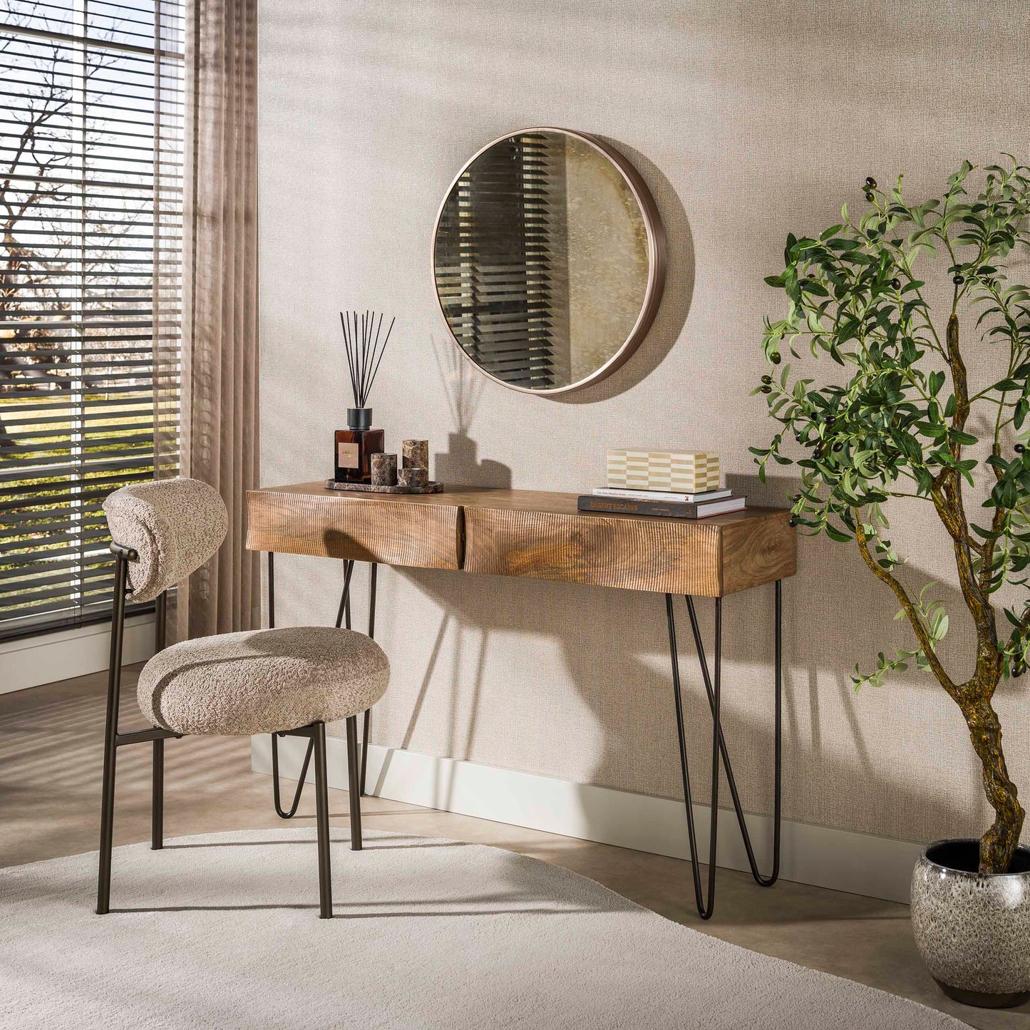 Sidetable Ocean | Mangohout Naturel