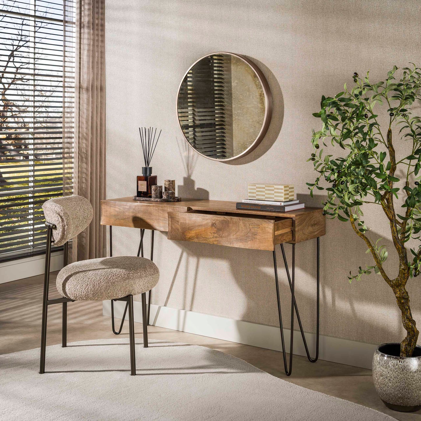 Sidetable Ocean | Mangohout Naturel