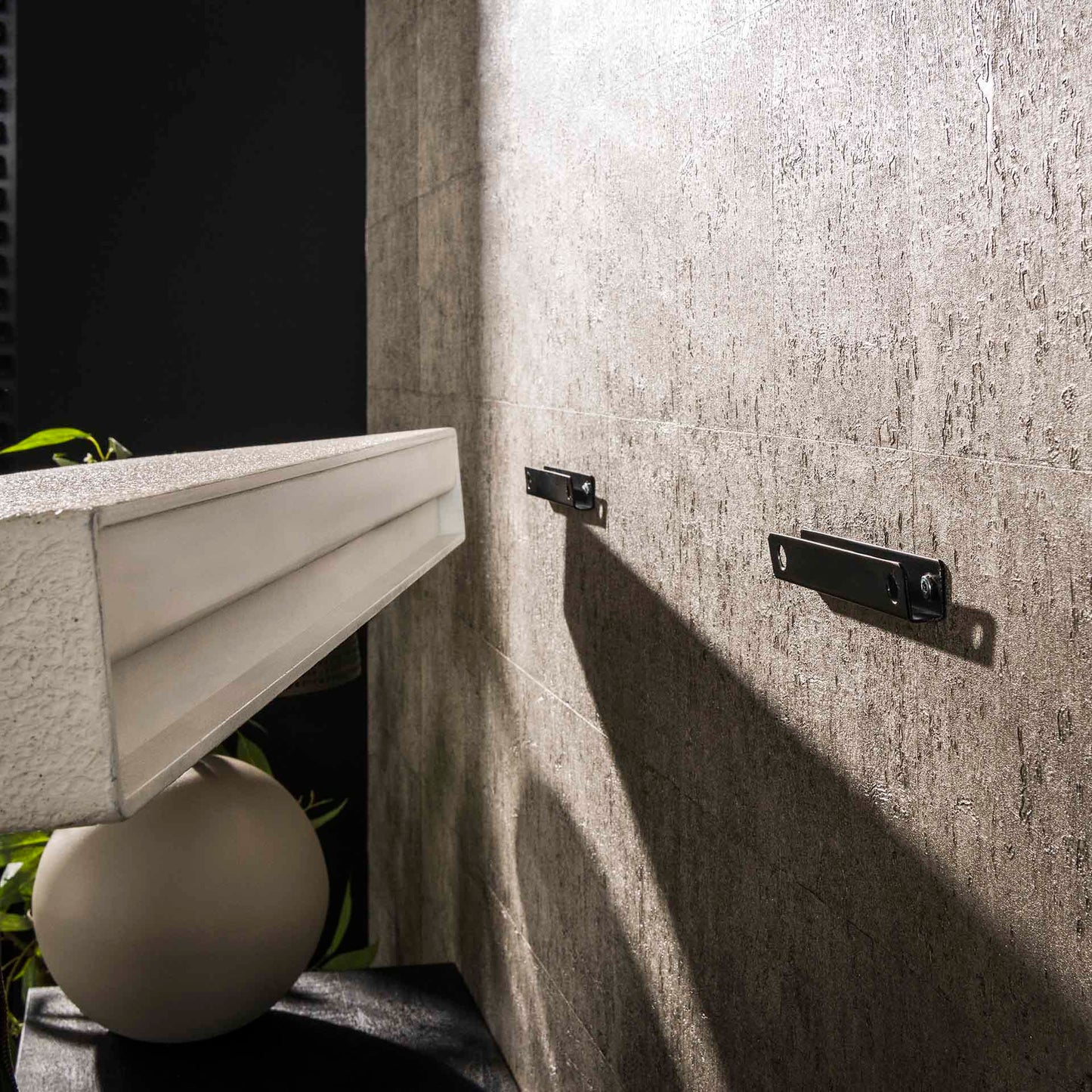 Wandplank Stone | 100 cm | Grijs Marmer