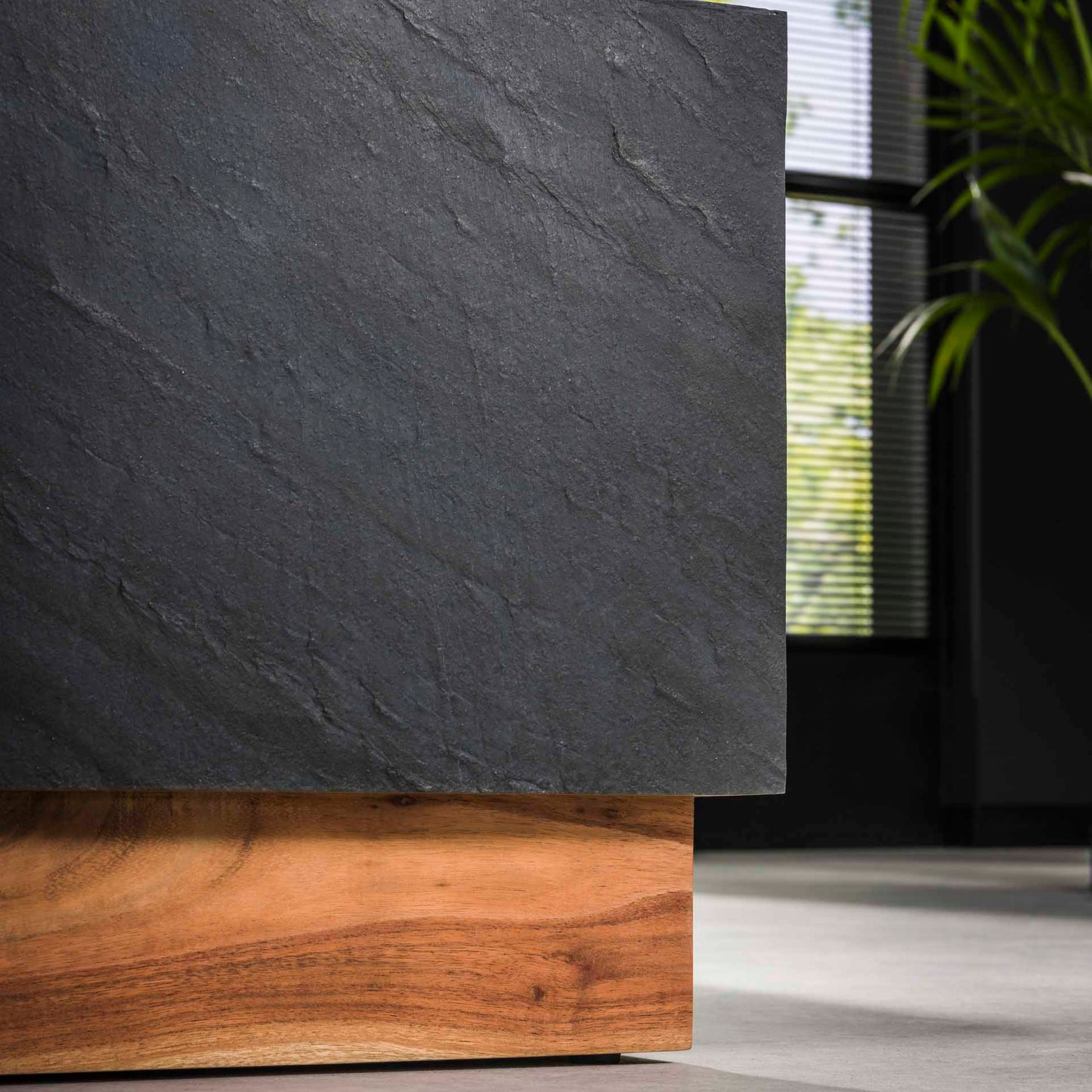 Salontafel Blox Slate | Zwart Leisteen