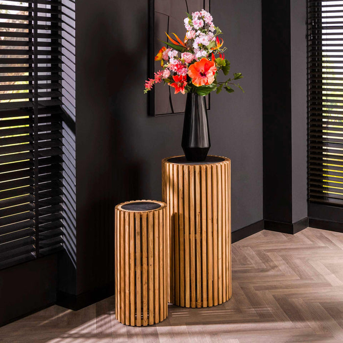 Bloemzuil Slate Set | Acacia Leisteen