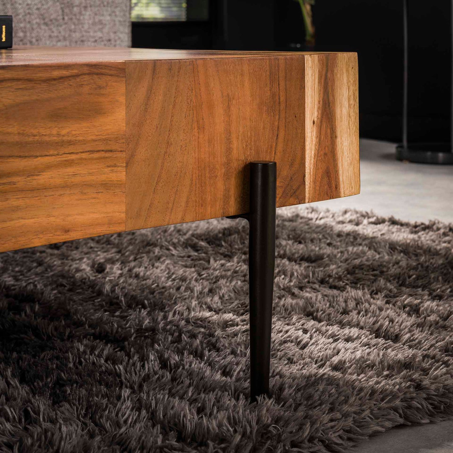 Salontafel Blocks | Vierkant | Naturel Acaciahout