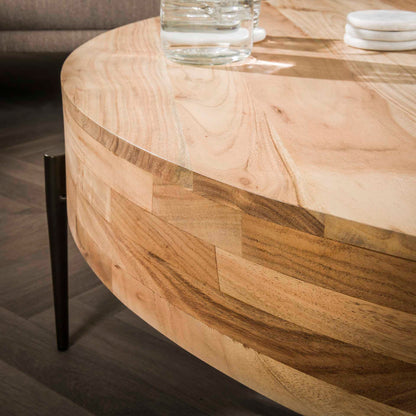 Salontafel Bulky | Naturel Acaciahout
