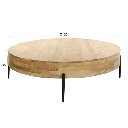 Salontafel Bulky | Naturel Acaciahout