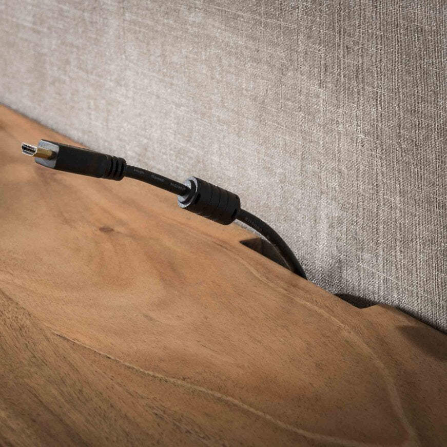 TV-Meubel Slide | Zwevend | Naturel Acaciahout