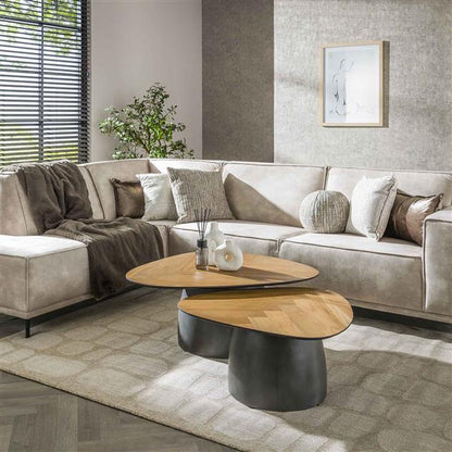 Salontafel Saint | Teakhout Fineer Naturel