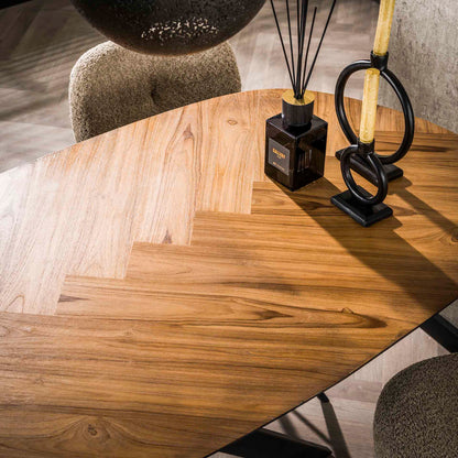 Bartafel Elize | 140 cm | Teakhout