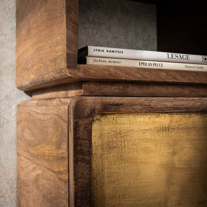 Nachtkastje Emily | Bruin Mangohout