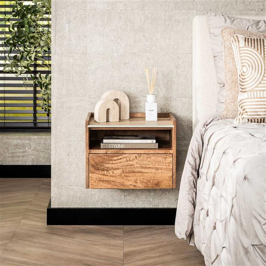 Nachtkastje Amélie | Mangohout Naturel