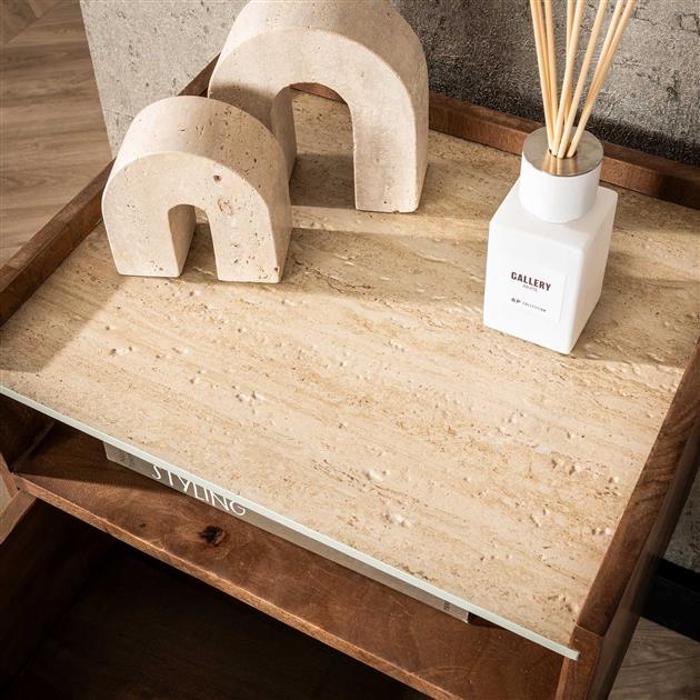 Nachtkastje Amélie | Mangohout Naturel