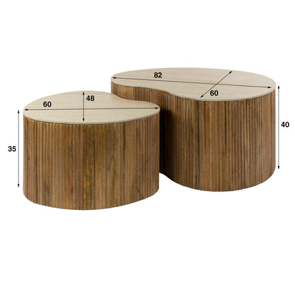 Salontafel Ferro | Mangohout Naturel