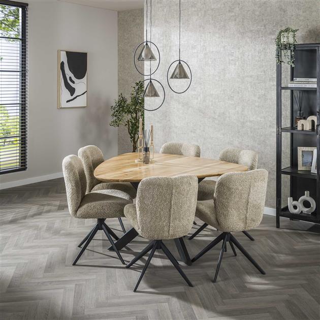 Eettafel Liliana | Driehoek | Acaciahout Naturel