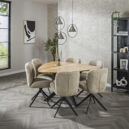 Eettafel Liliana | Driehoek | Acaciahout Naturel