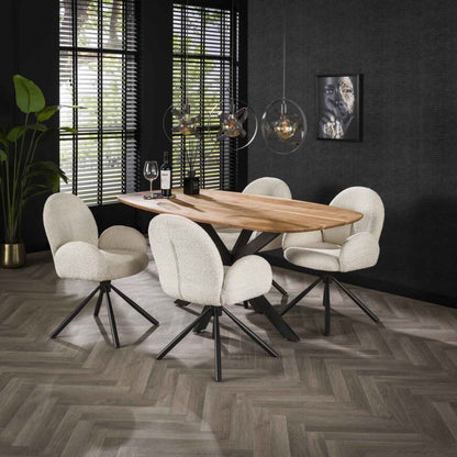 Eettafel Arhus | Naturel Acaciahout