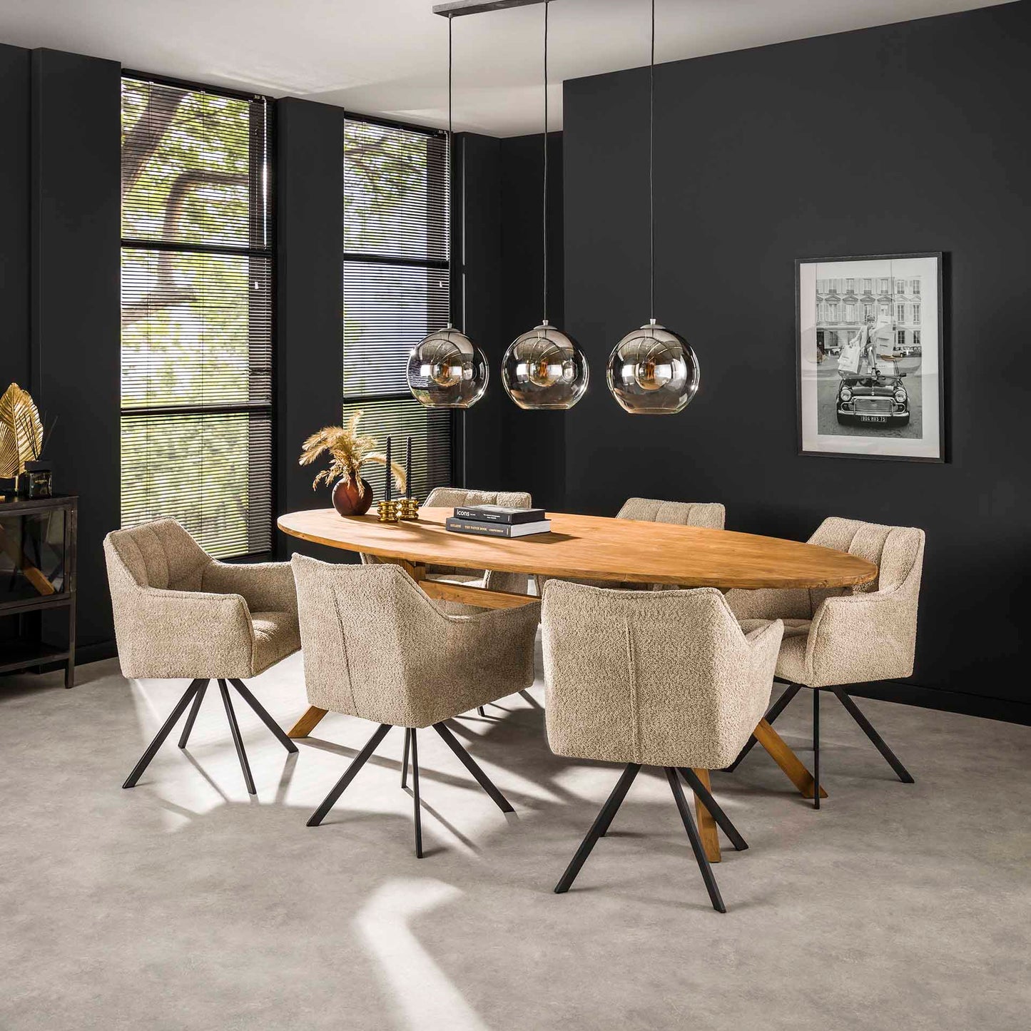 Eettafel Londen | Naturel Teakhout