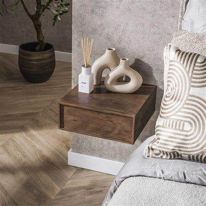 Nachtkastje Rivio | Bruin Acaciahout