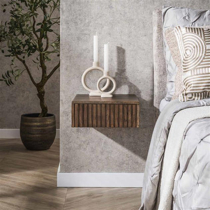 Nachtkastje Zeno | Bruin Acaciahout