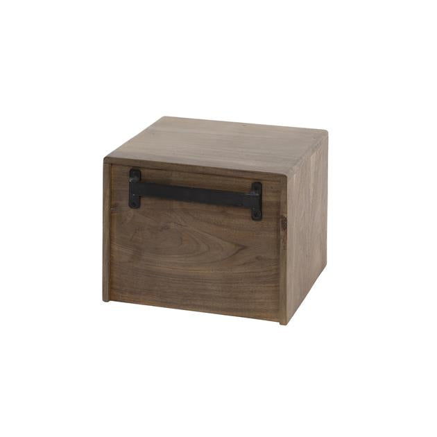 Nachtkastje Juno | Bruin Acaciahout