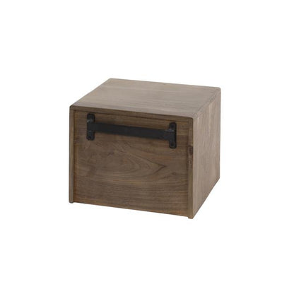 Nachtkastje Juno | Bruin Acaciahout