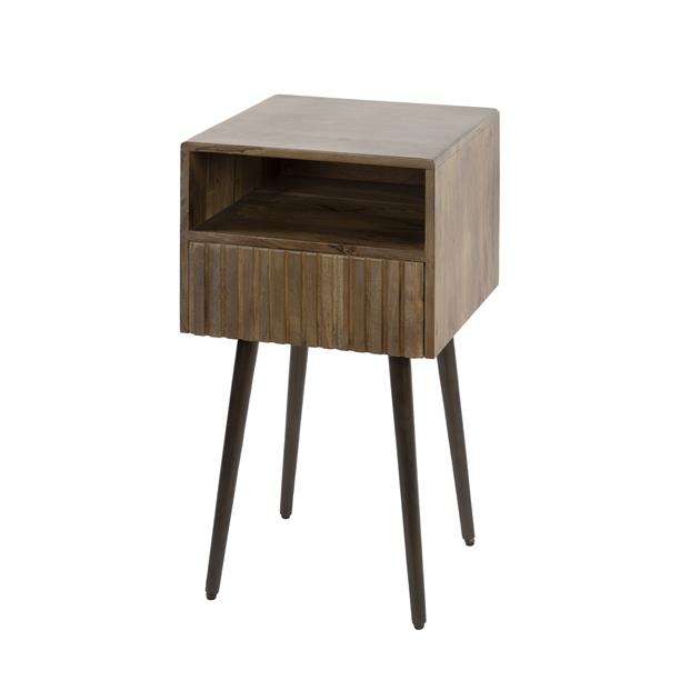 Nachtkastje Solvo | Bruin Acaciahout