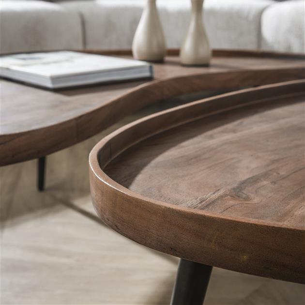 Salontafel lendo | Bruin Acaciahout