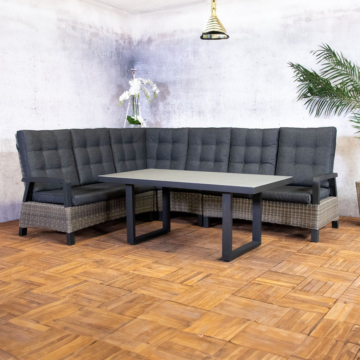 Loungeset Princess | Bruin Wicker