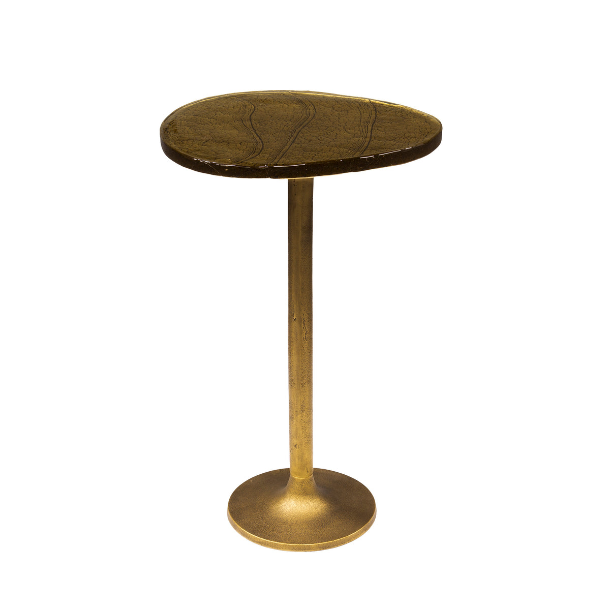 Bijzettafel Solar | Metaal Antiek Goud