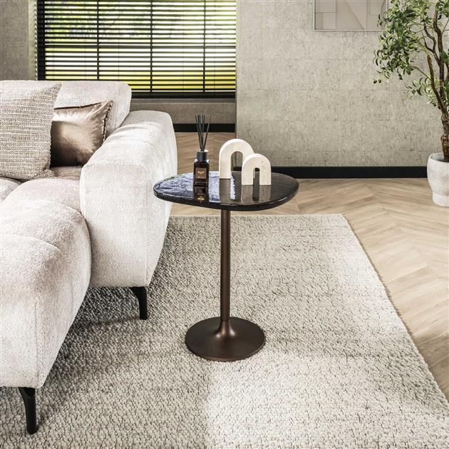 Bijzettafel Solar | Metaal Antiek Koper