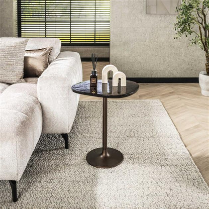 Bijzettafel Solar | Metaal Antiek Koper