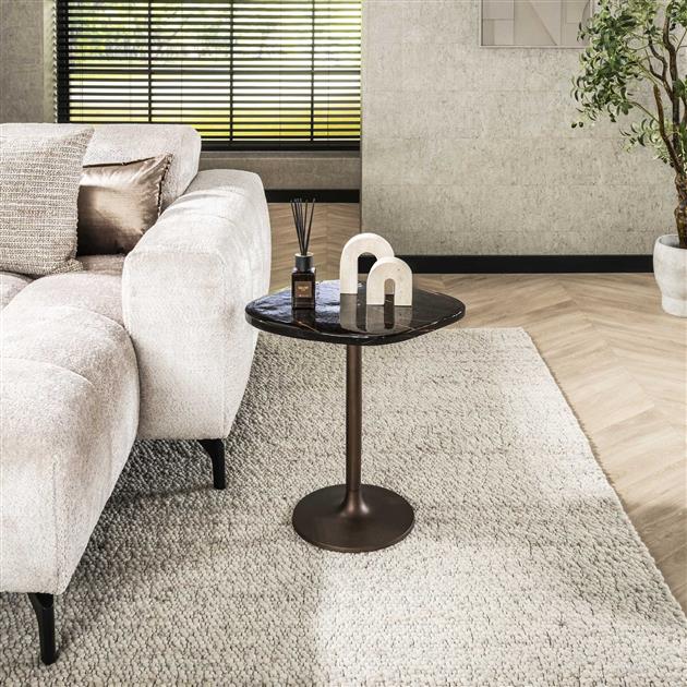 Bijzettafel Solar | Metaal Antiek Koper