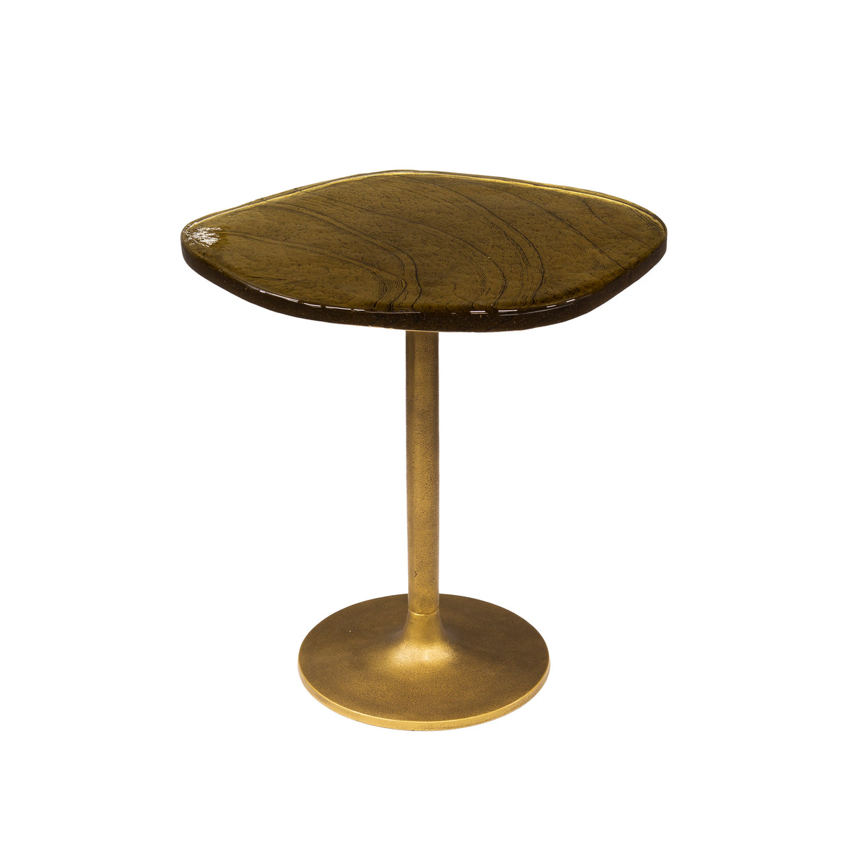 Bijzettafel Solar | Metaal Antiek Goud