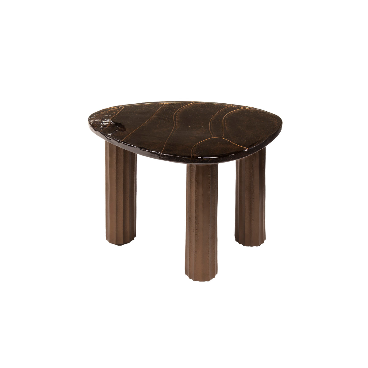 Salontafel Luneri | Metaal antiek koper