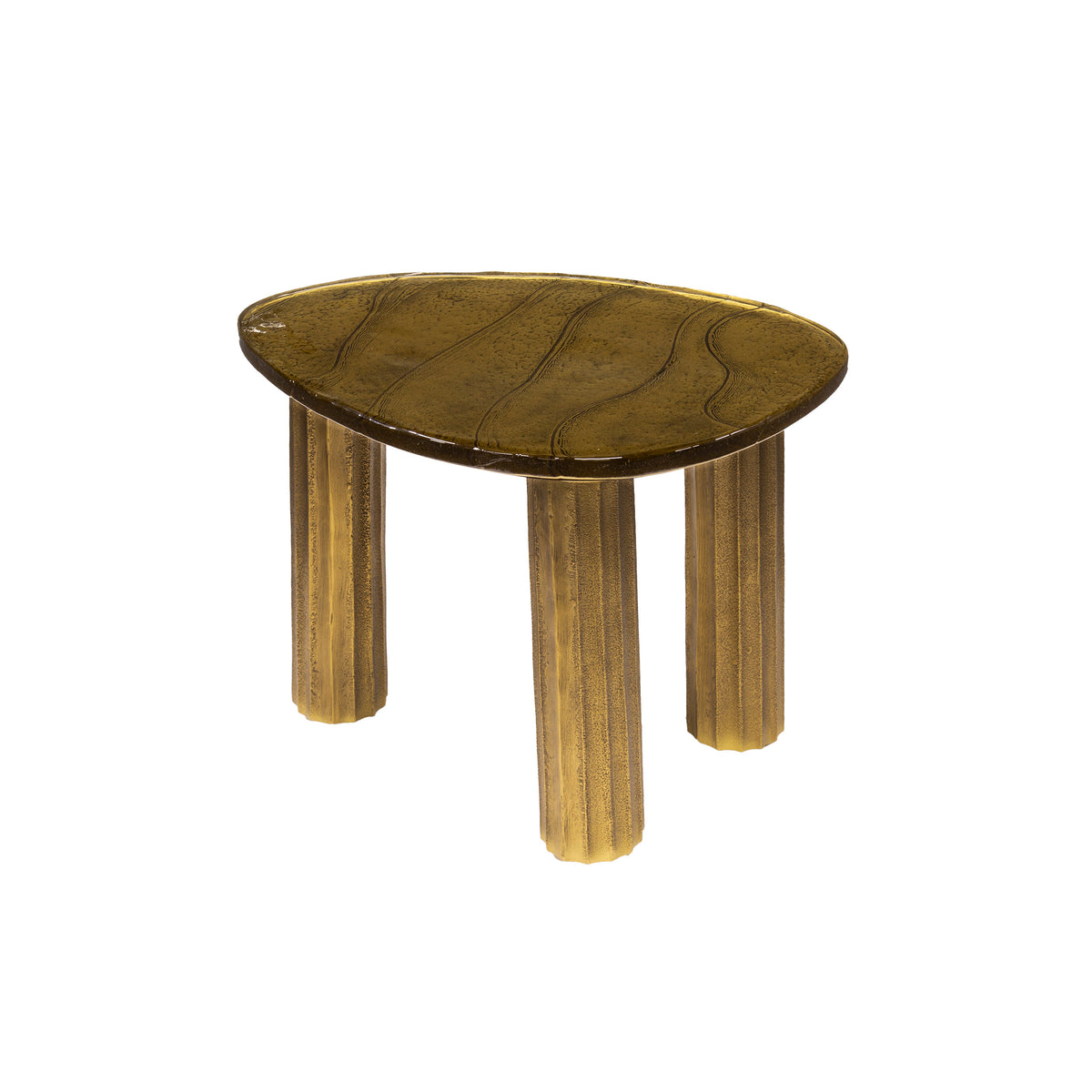 Salontafel Luneri | Metaal antiek goud