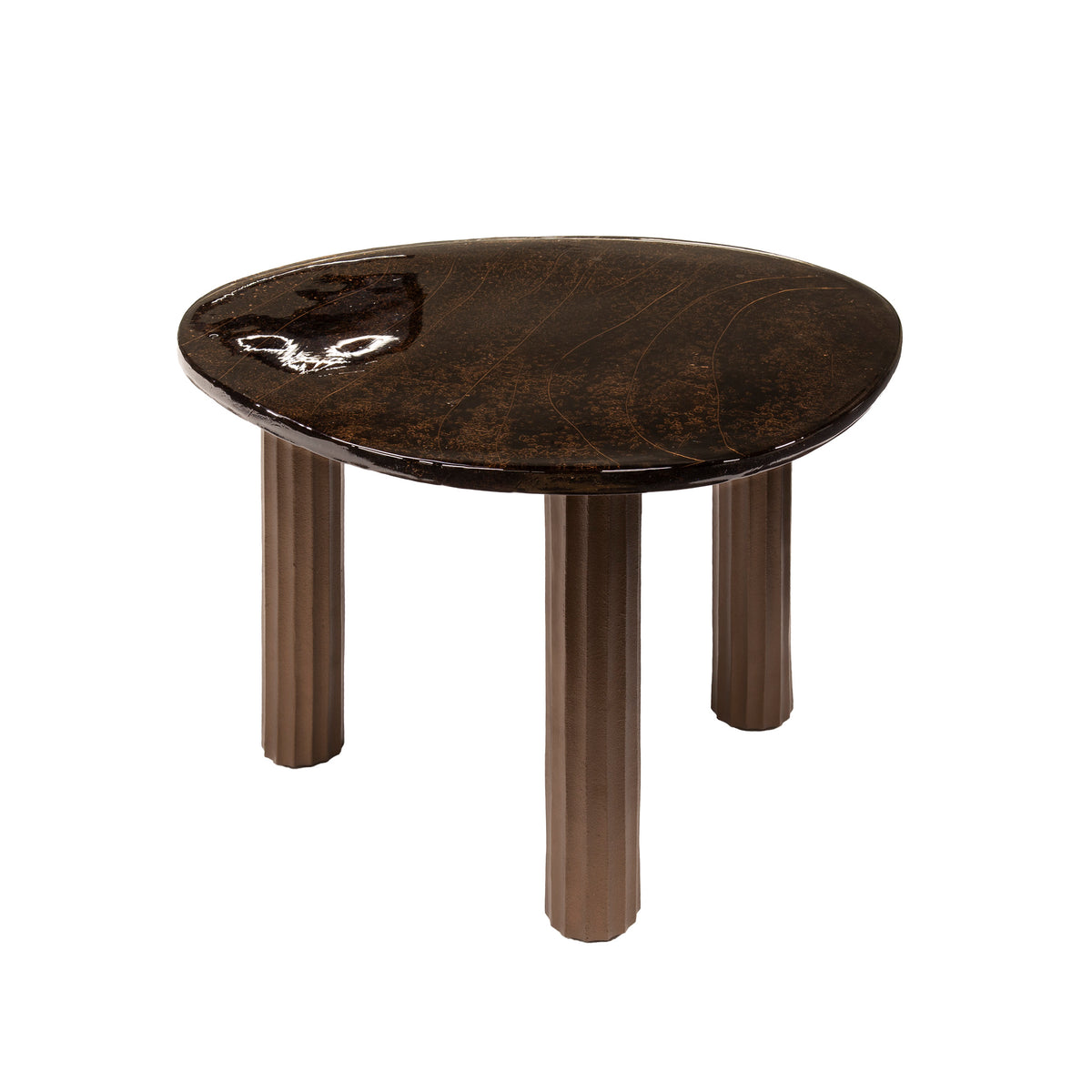 Salontafel Luneri | Metaal antiek koper