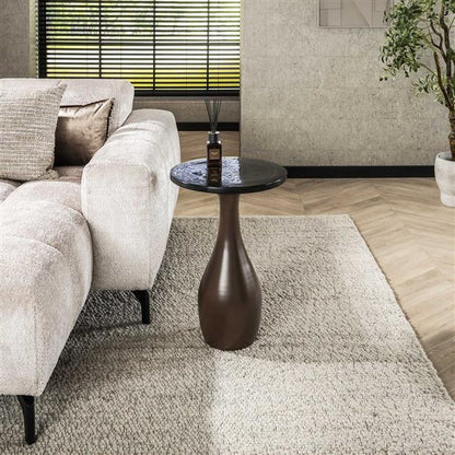 Bijzettafel Eclipse | Metaal Antiek Koper