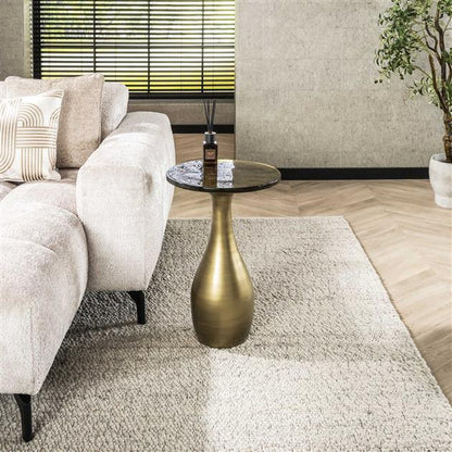 Bijzettafel Eclipse | Metaal Antiek Goud