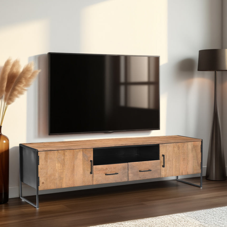 Tv-meubel Elin | Naturel Mangohout