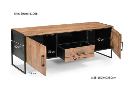 Tv-meubel Elin | Naturel Mangohout