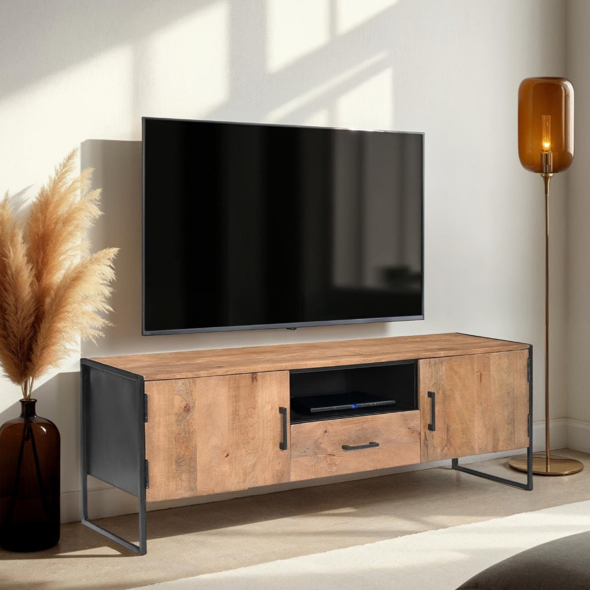 Tv-meubel Elin | Naturel Mangohout