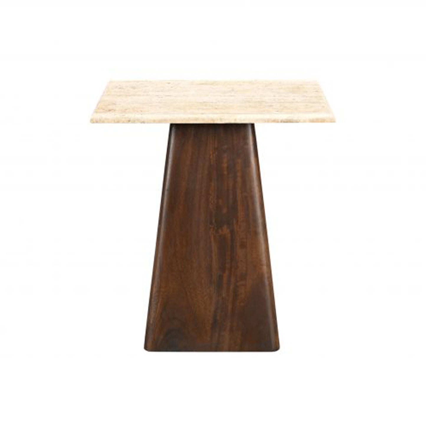 Bijzettafel Valentino | Vierkant | Bruin Mangohout