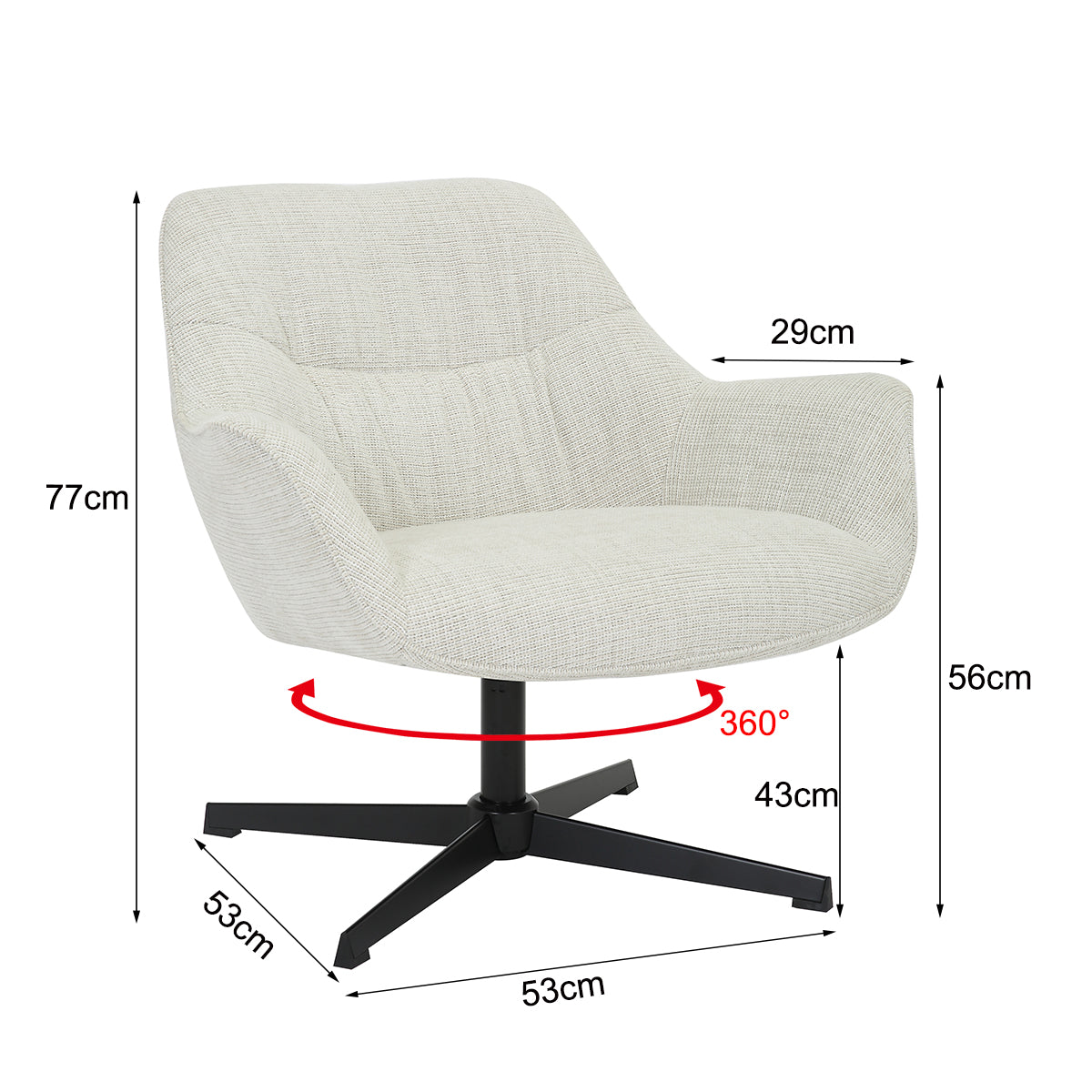 Fauteuil Daphne | Stof