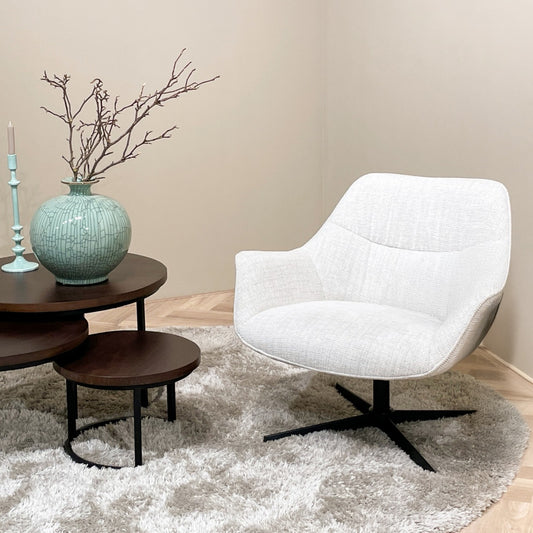 Fauteuil Daphne | Wit Stof