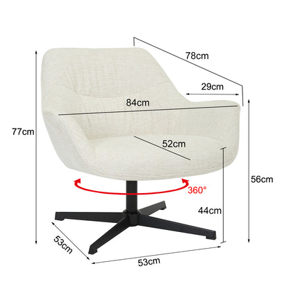 Fauteuil Daphne | Beige Stof