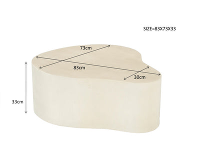 Salontafel Brix | Beige Beton