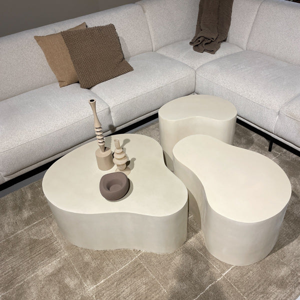 Salontafel Brix | Wit Beton