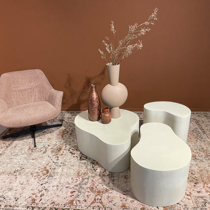 Salontafel Brix | Wit Beton