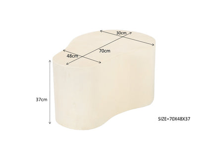 Salontafel Brix | Beige Beton