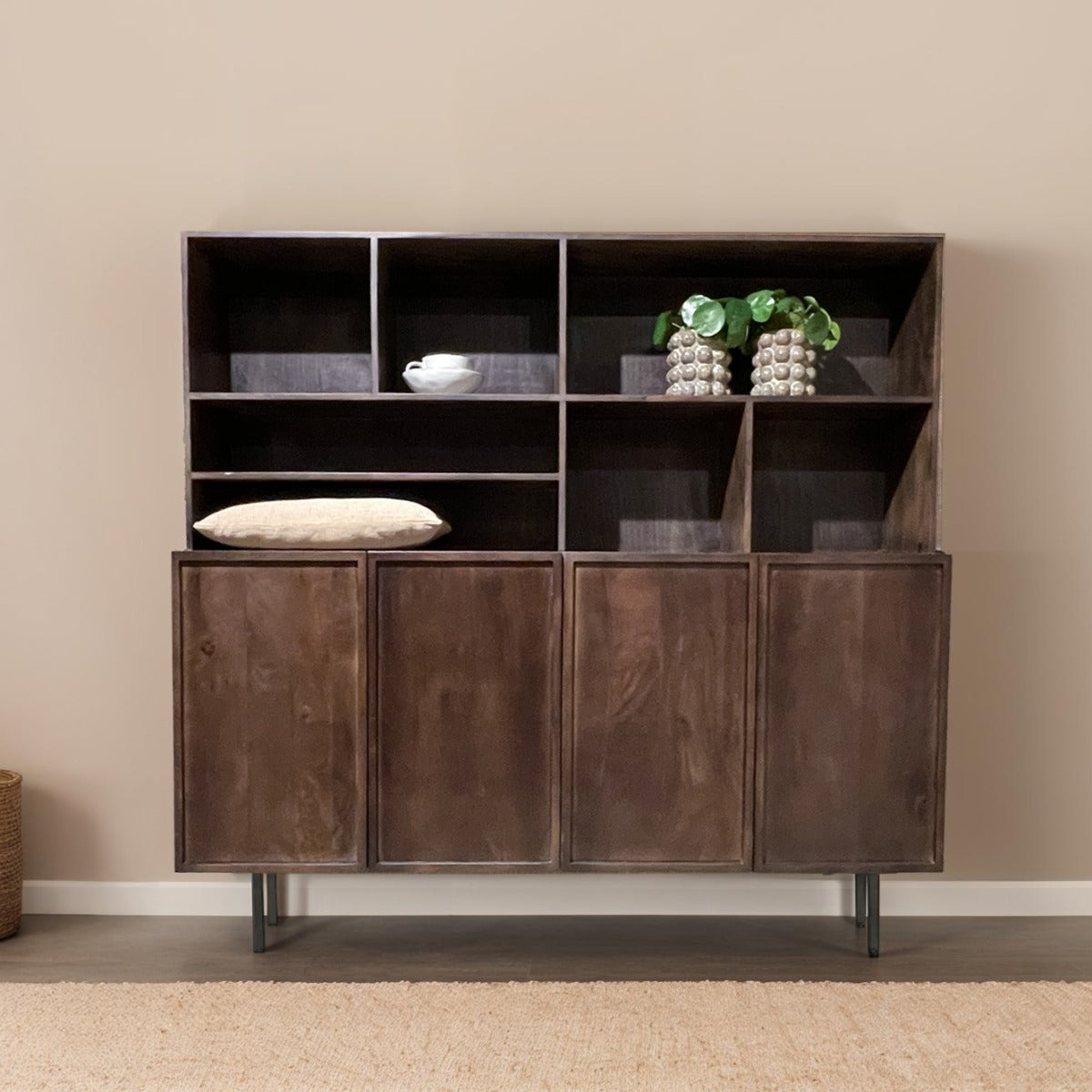 Opbergkast Elan | Bruin Mangohout