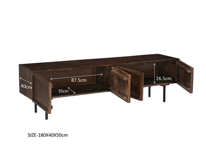 Tv-meubel Elan | Bruin Mangohout